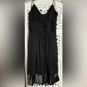 Elegant Black knee-length Evening Dress sz 8 New